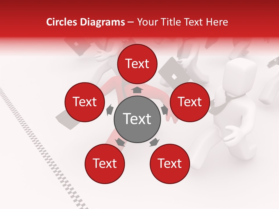 Employer Partnership Suitcase PowerPoint Template