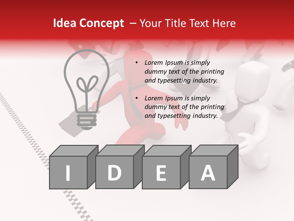 Employer Partnership Suitcase PowerPoint Template