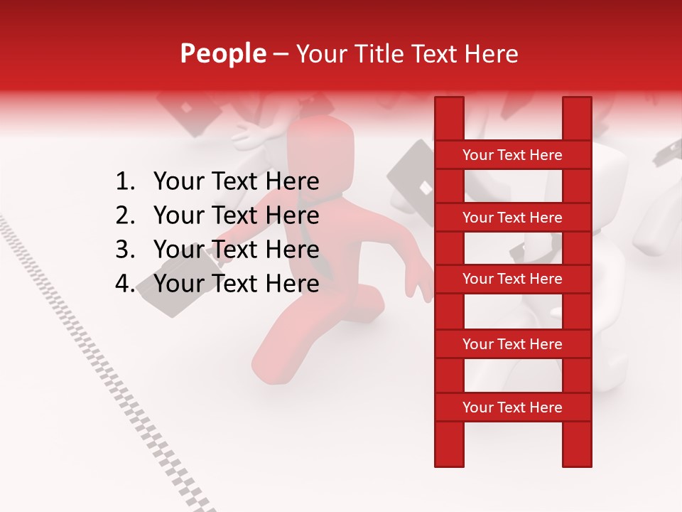 Employer Partnership Suitcase PowerPoint Template