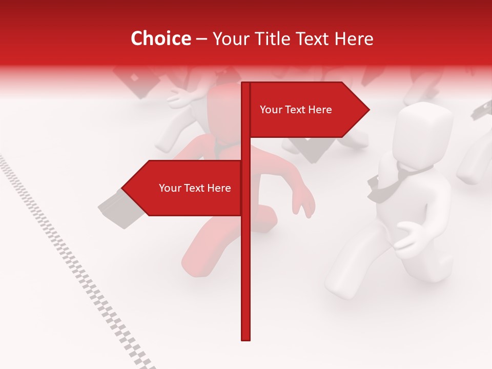 Employer Partnership Suitcase PowerPoint Template