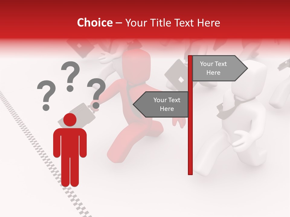 Employer Partnership Suitcase PowerPoint Template