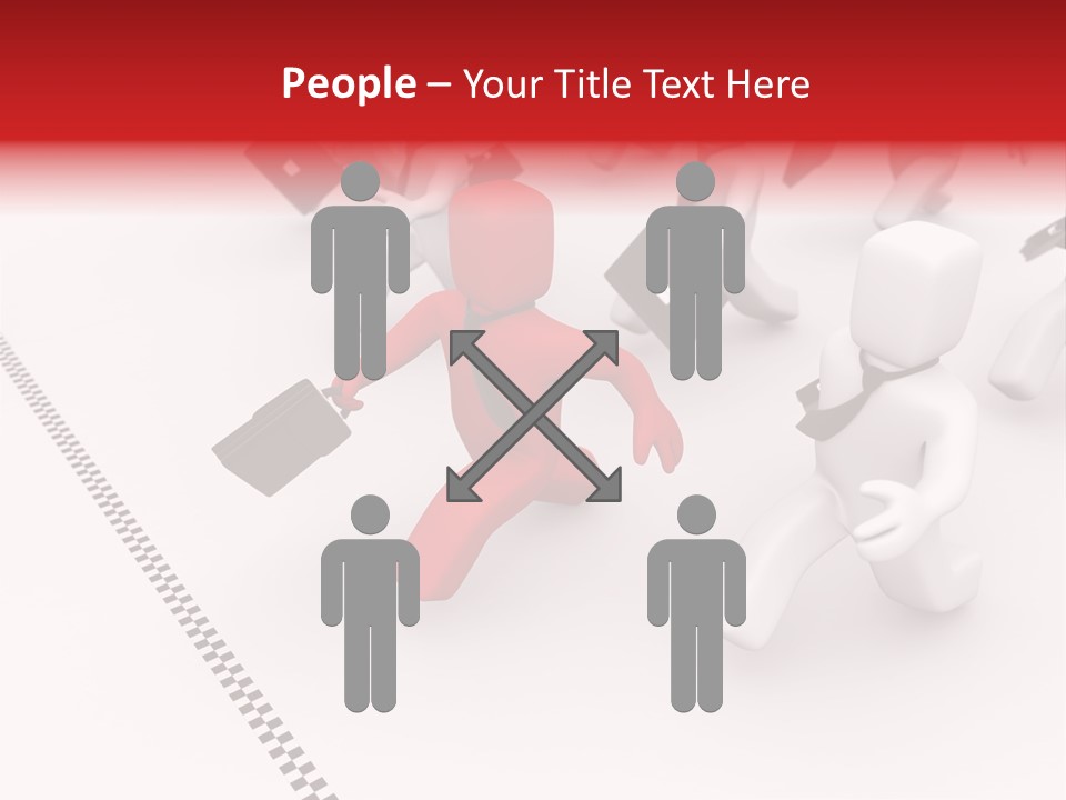 Employer Partnership Suitcase PowerPoint Template