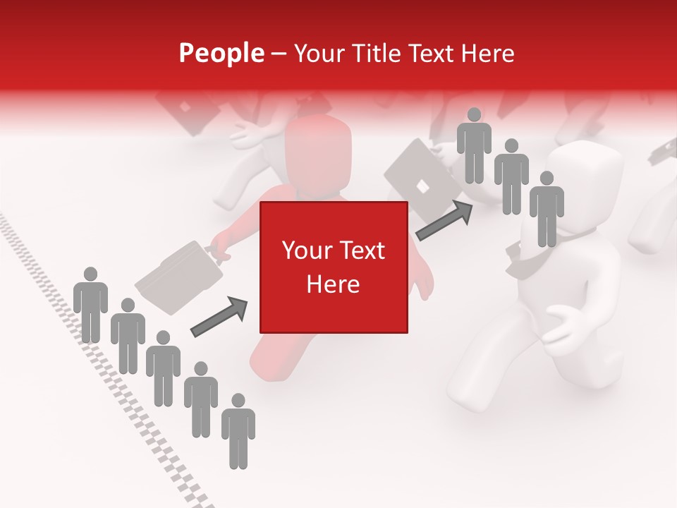 Employer Partnership Suitcase PowerPoint Template