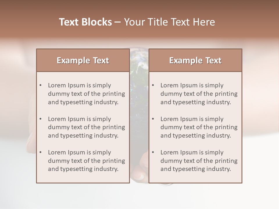 Planet Continents Danger PowerPoint Template
