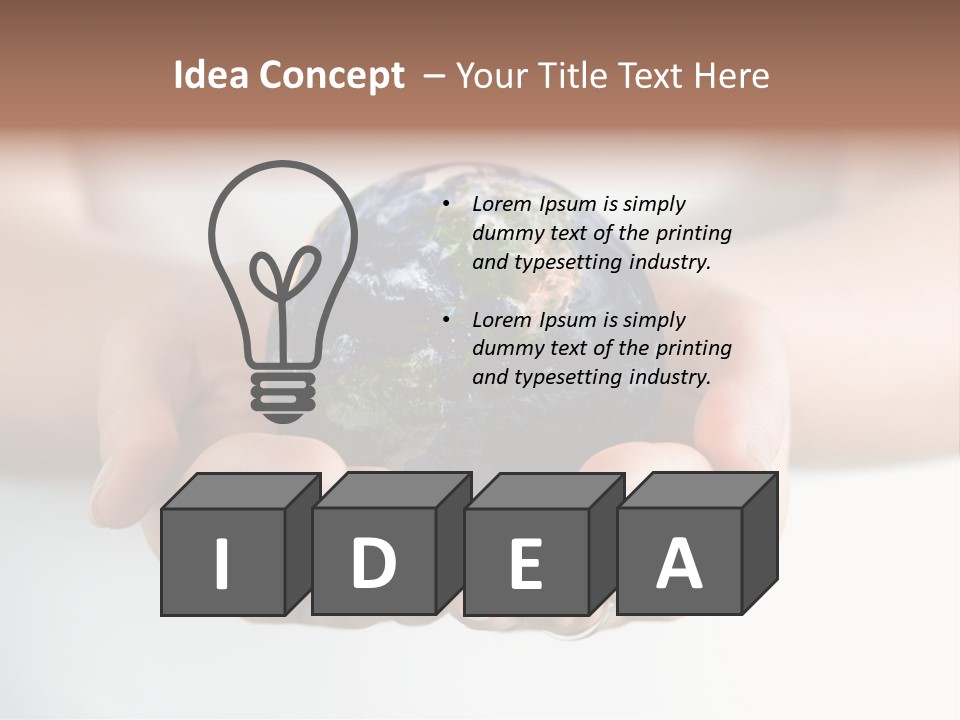 Planet Continents Danger PowerPoint Template