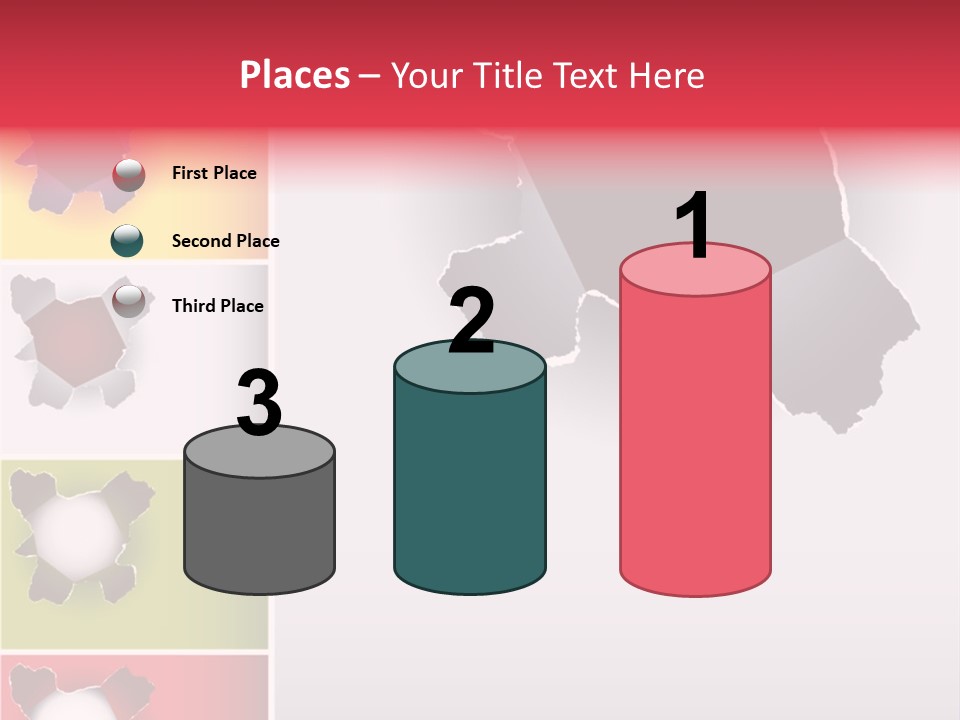 Backgrounds Red Green PowerPoint Template