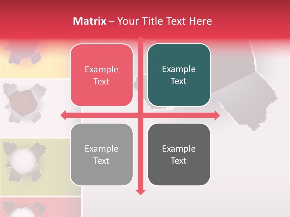 Backgrounds Red Green PowerPoint Template