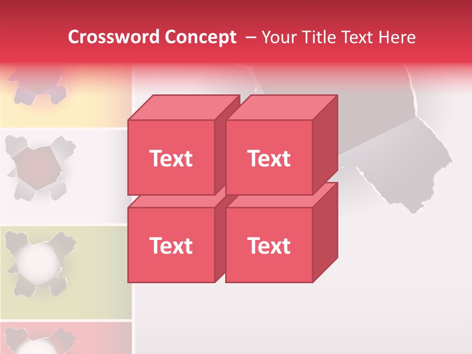 Backgrounds Red Green PowerPoint Template