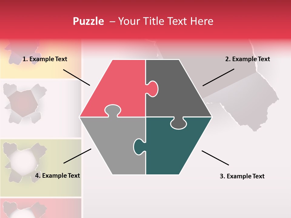 Backgrounds Red Green PowerPoint Template