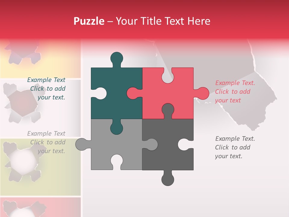 Backgrounds Red Green PowerPoint Template