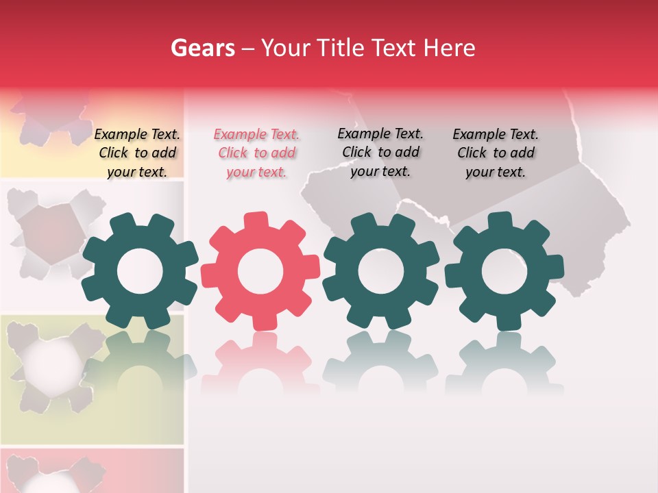 Backgrounds Red Green PowerPoint Template