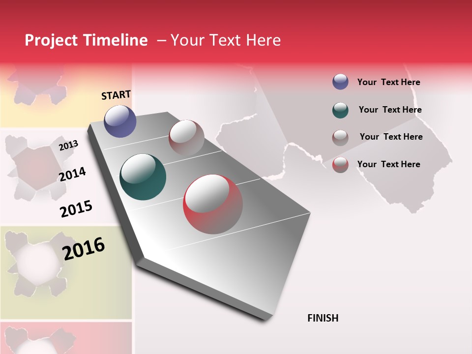 Backgrounds Red Green PowerPoint Template