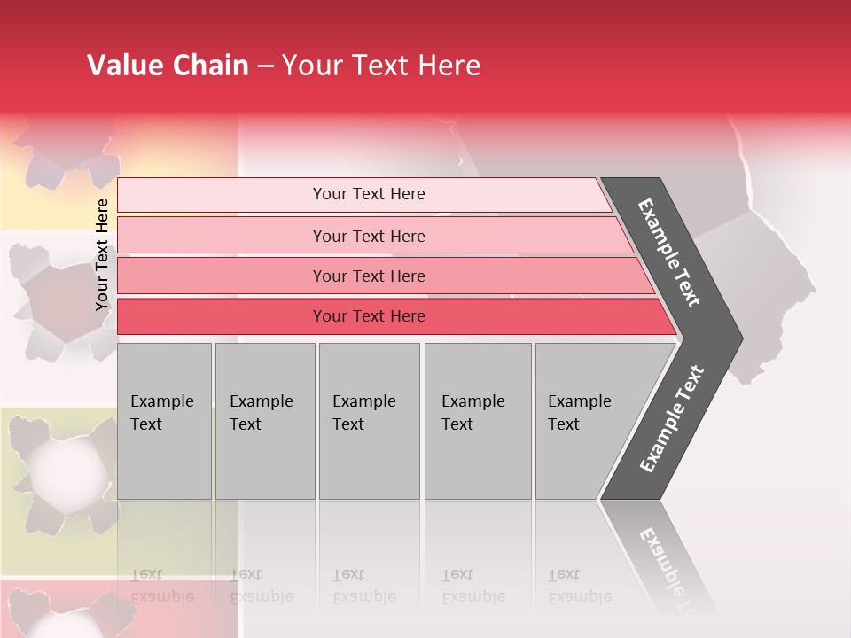 Backgrounds Red Green PowerPoint Template
