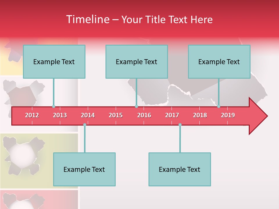 Backgrounds Red Green PowerPoint Template