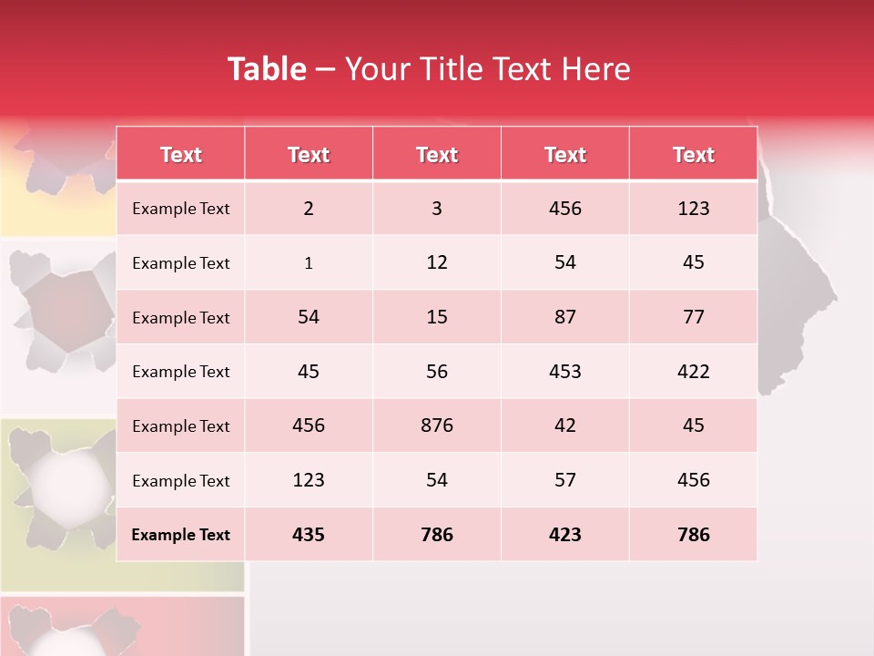 Backgrounds Red Green PowerPoint Template