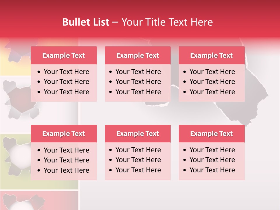 Backgrounds Red Green PowerPoint Template