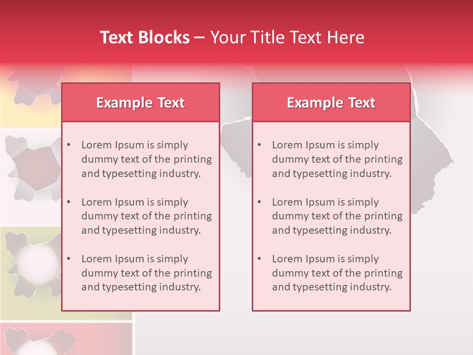 Backgrounds Red Green PowerPoint Template