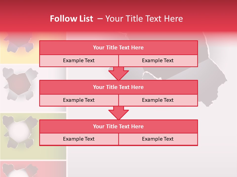 Backgrounds Red Green PowerPoint Template