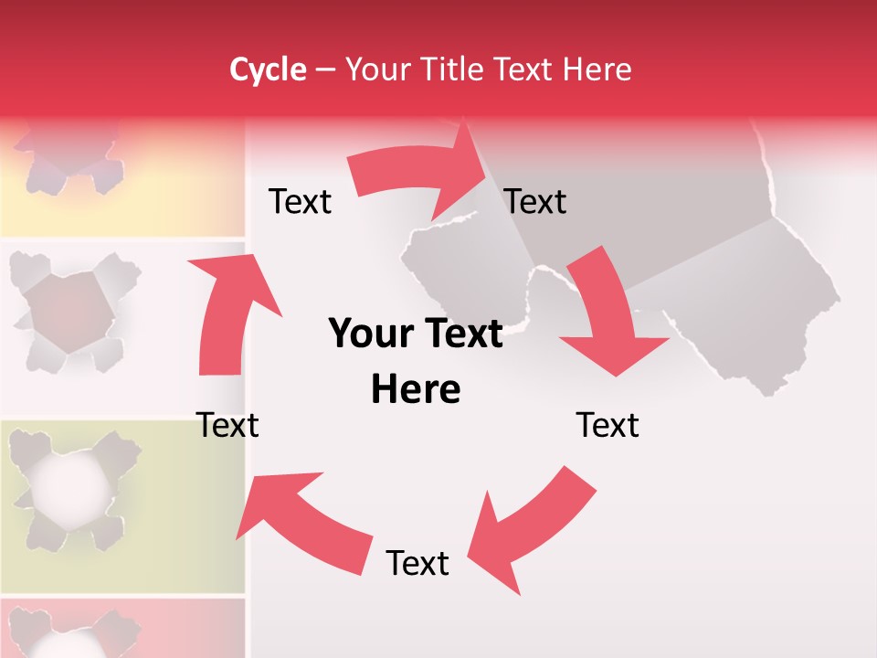 Backgrounds Red Green PowerPoint Template