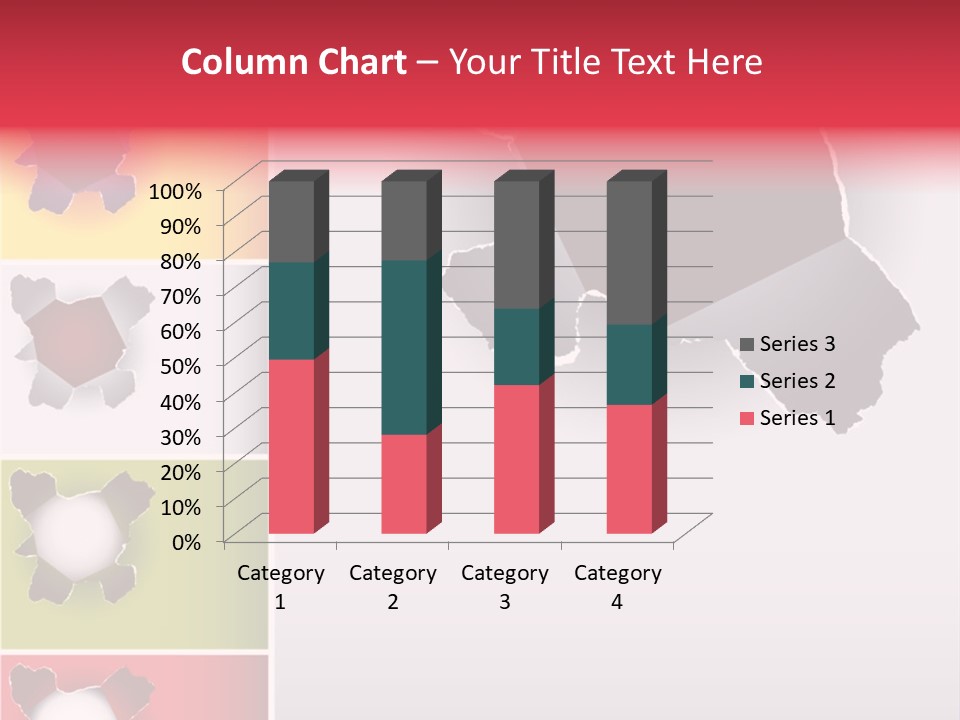Backgrounds Red Green PowerPoint Template
