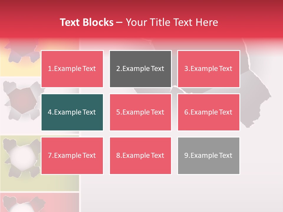 Backgrounds Red Green PowerPoint Template