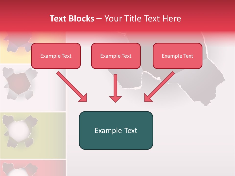 Backgrounds Red Green PowerPoint Template