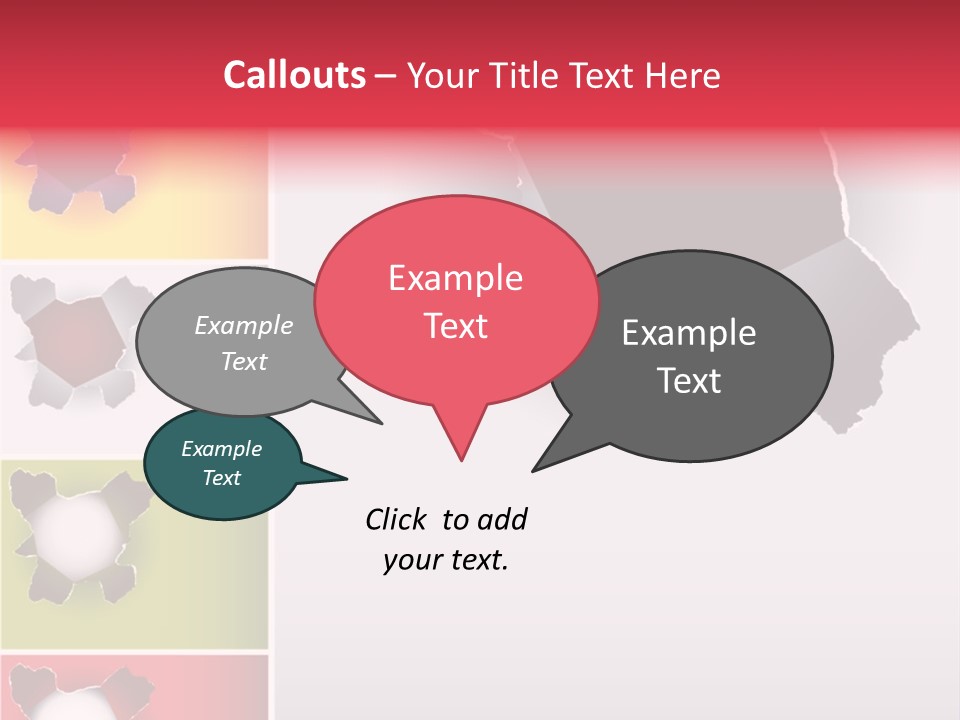 Backgrounds Red Green PowerPoint Template