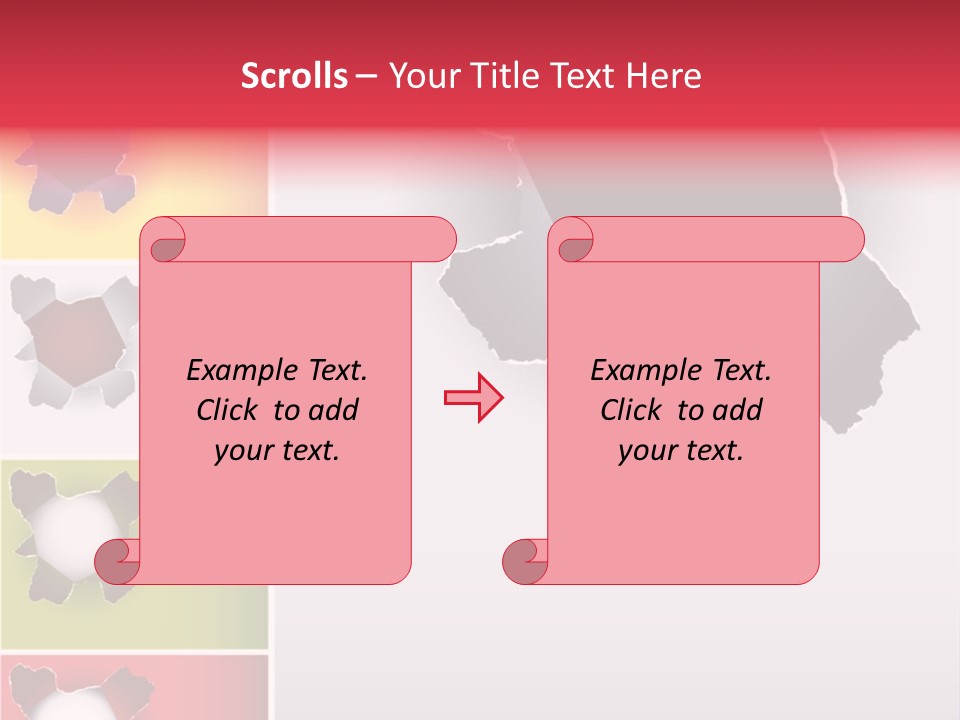 Backgrounds Red Green PowerPoint Template