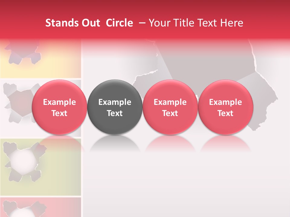 Backgrounds Red Green PowerPoint Template