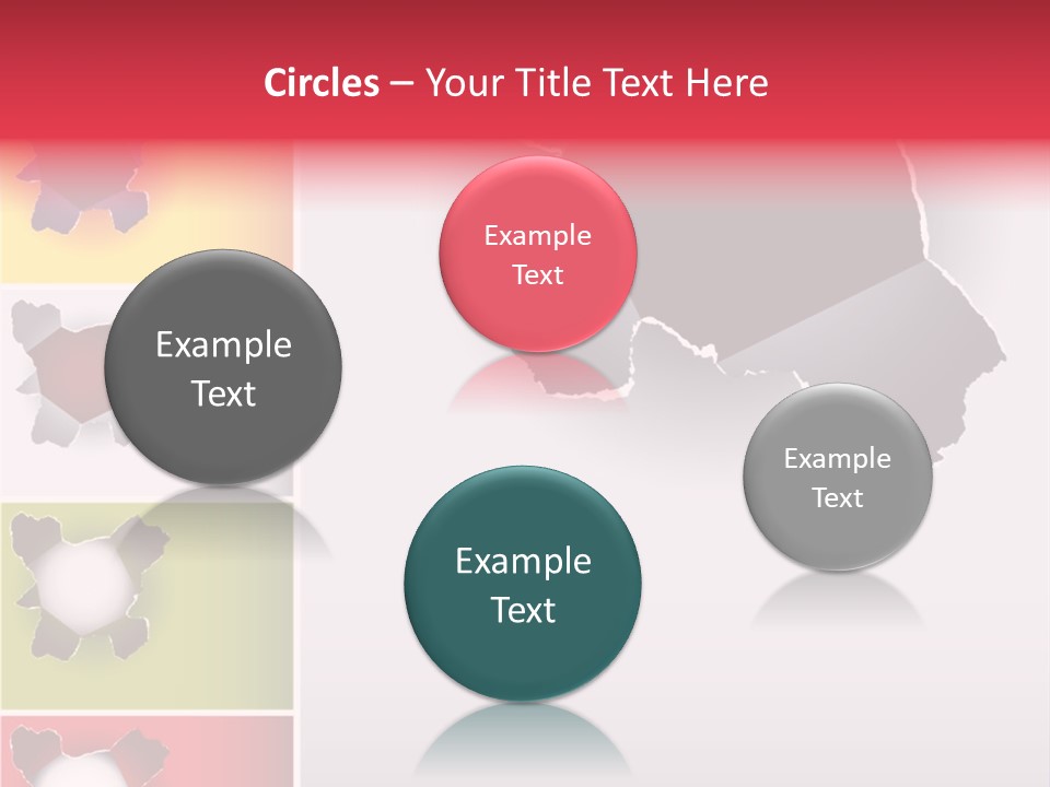 Backgrounds Red Green PowerPoint Template