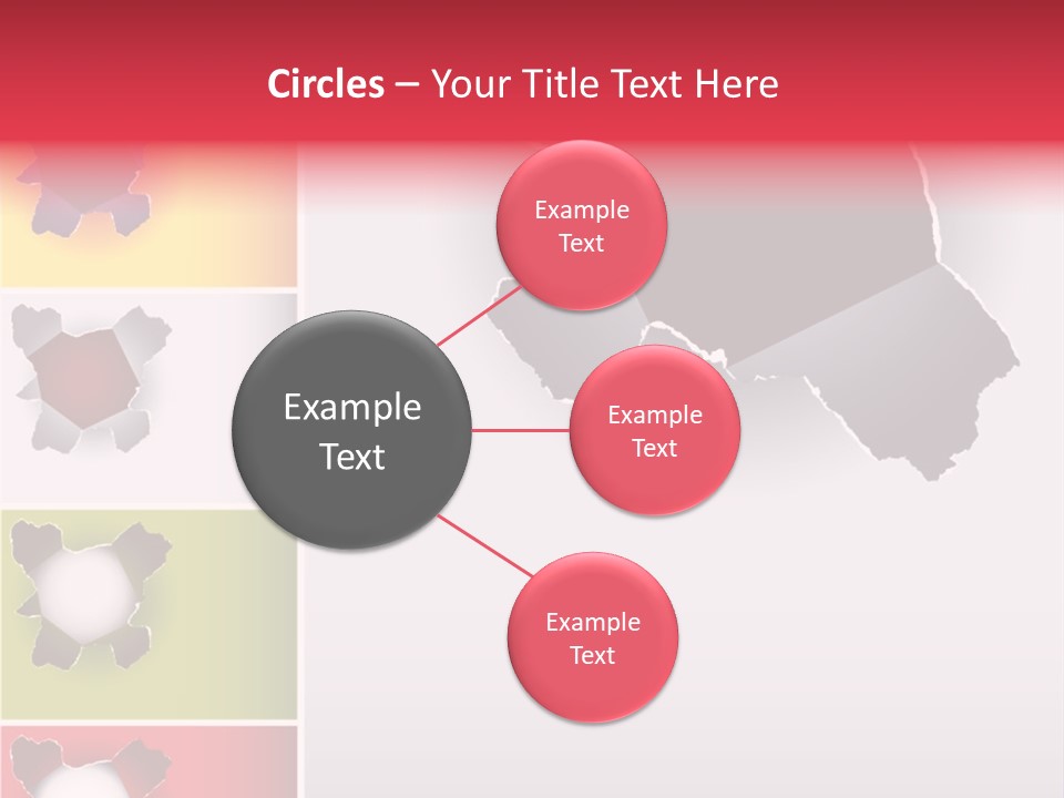 Backgrounds Red Green PowerPoint Template