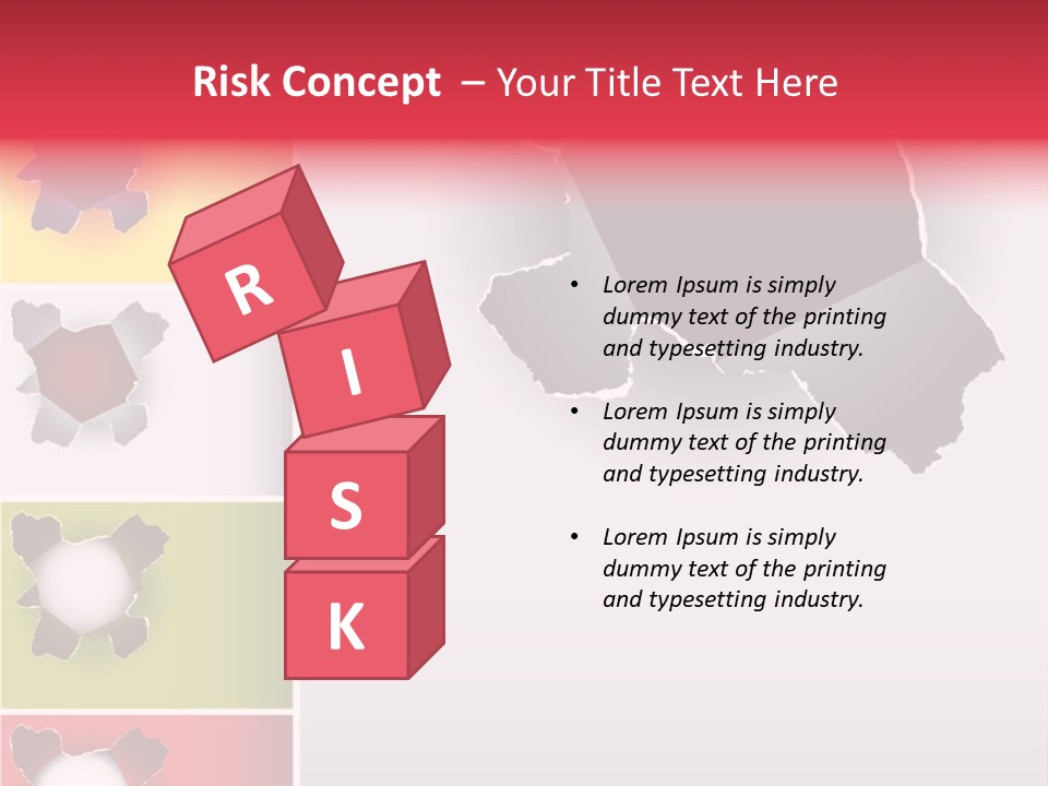 Backgrounds Red Green PowerPoint Template