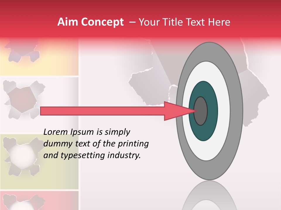 Backgrounds Red Green PowerPoint Template