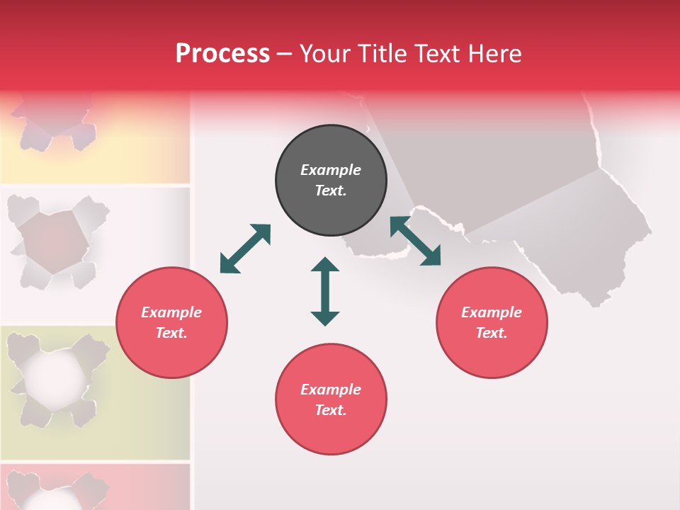 Backgrounds Red Green PowerPoint Template