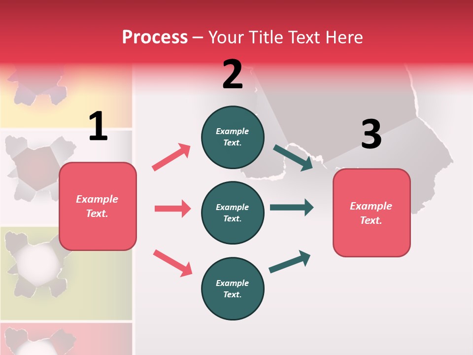 Backgrounds Red Green PowerPoint Template
