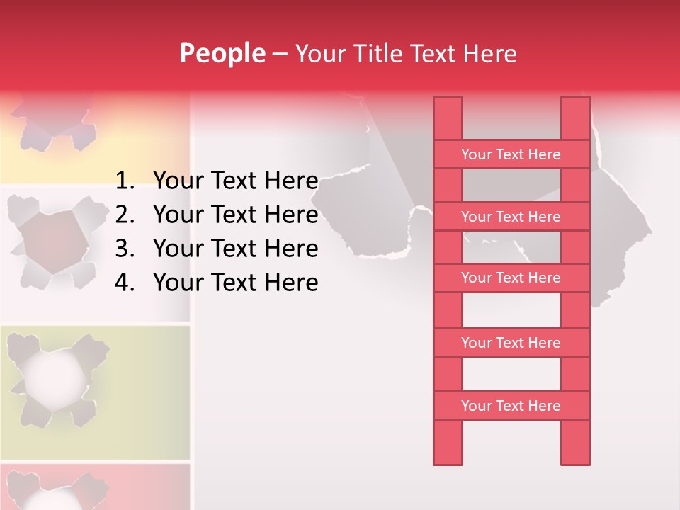 Backgrounds Red Green PowerPoint Template