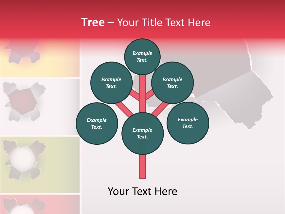 Backgrounds Red Green PowerPoint Template