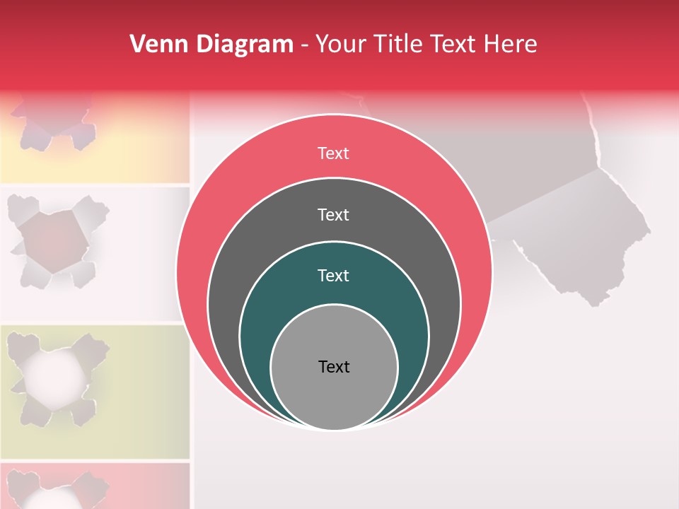 Backgrounds Red Green PowerPoint Template