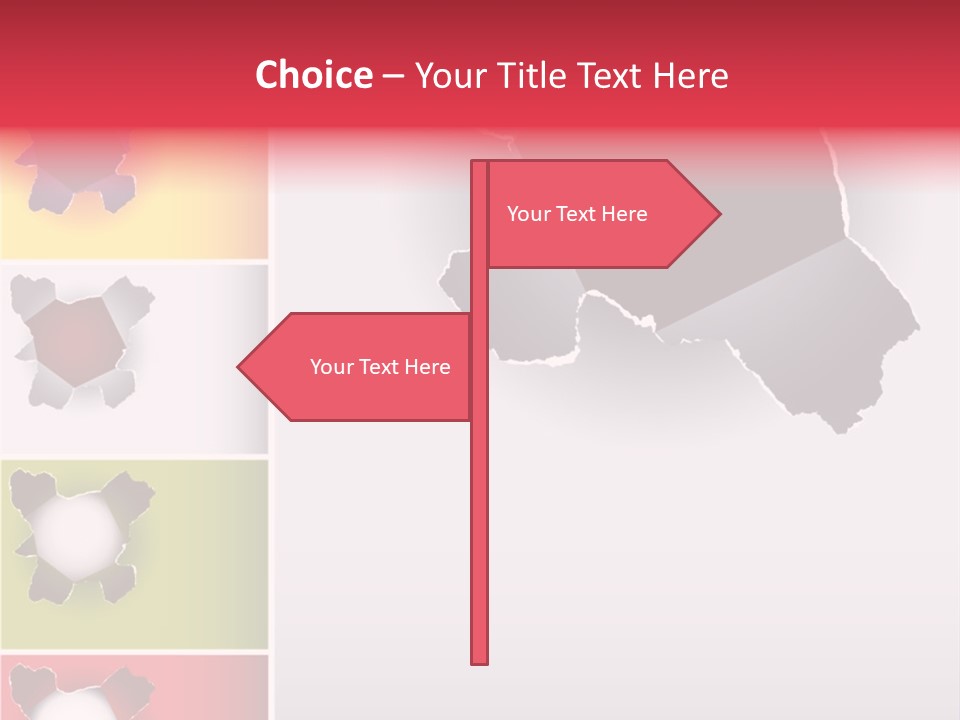 Backgrounds Red Green PowerPoint Template