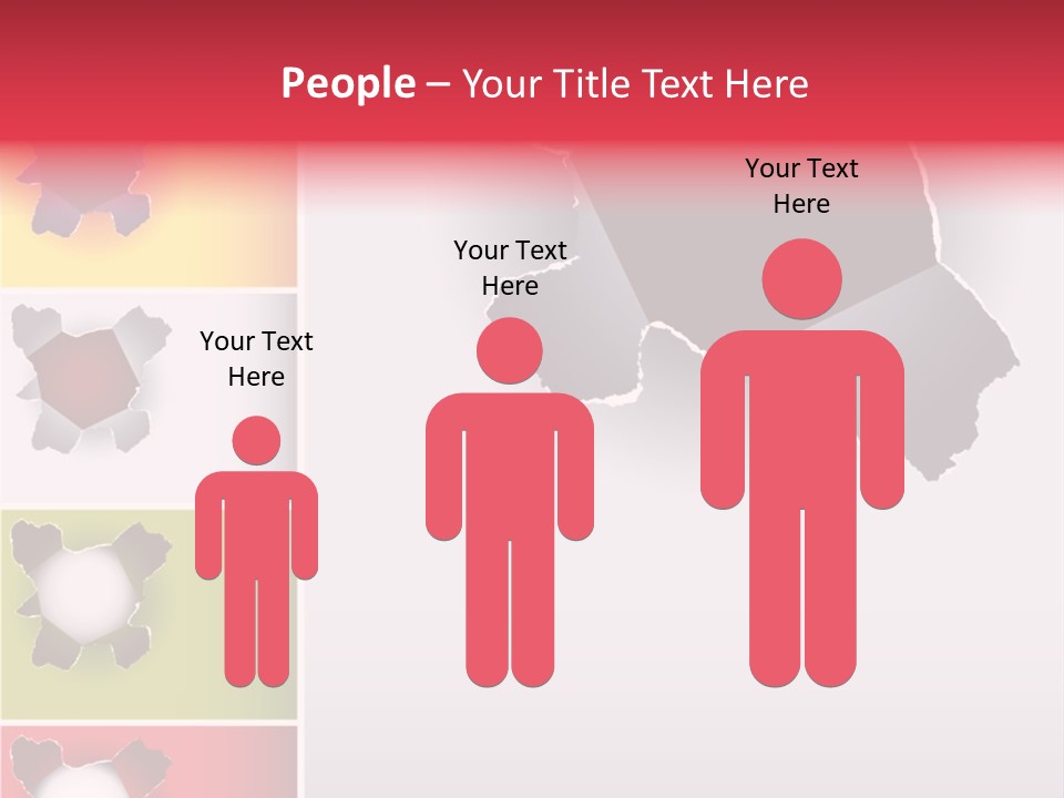 Backgrounds Red Green PowerPoint Template