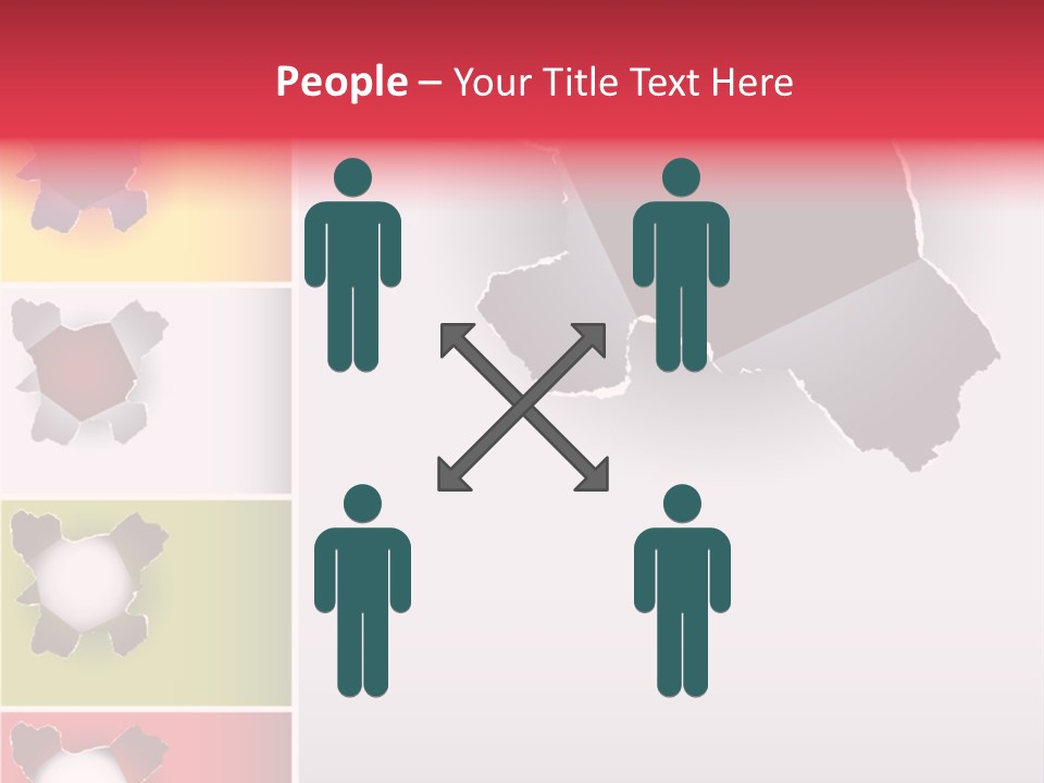 Backgrounds Red Green PowerPoint Template