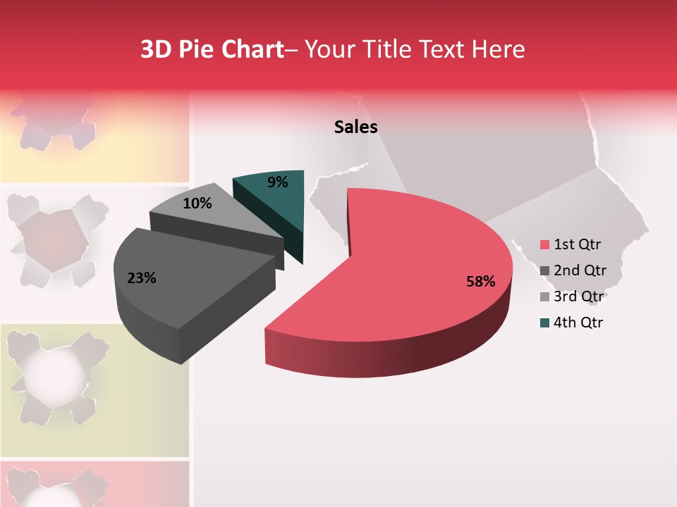 Backgrounds Red Green PowerPoint Template