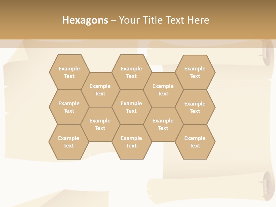 Curled Sign Folded PowerPoint Template