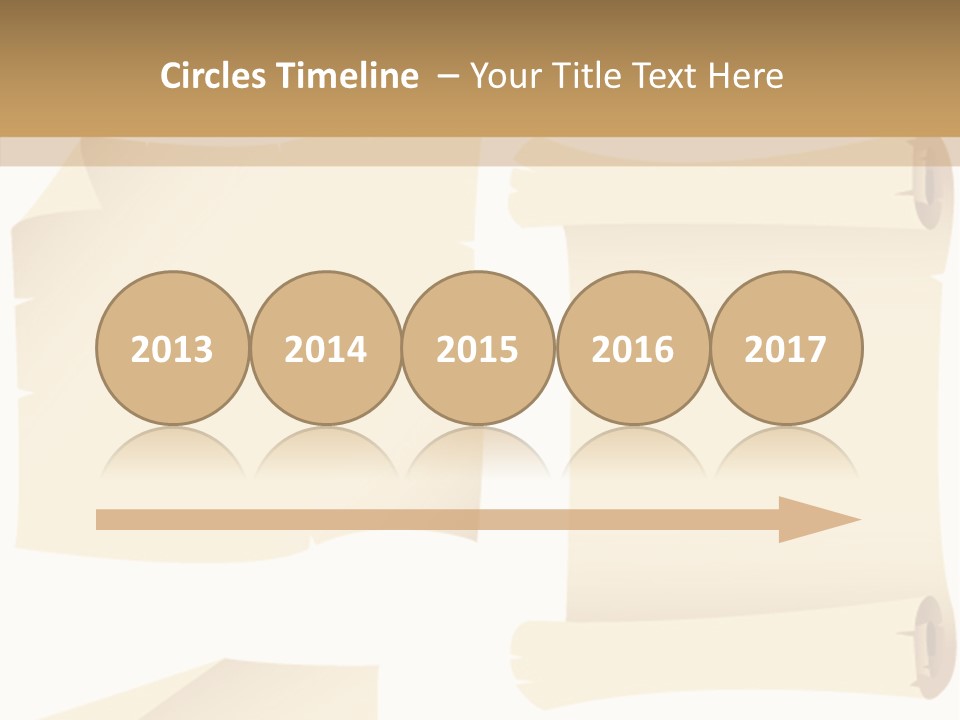 Curled Sign Folded PowerPoint Template