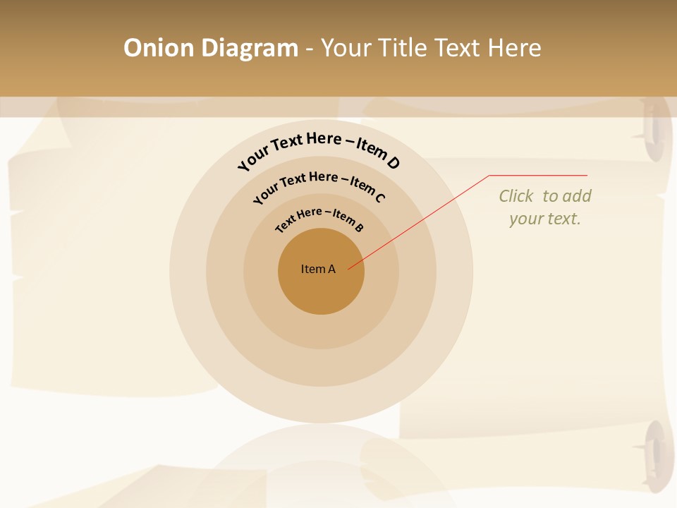 Curled Sign Folded PowerPoint Template