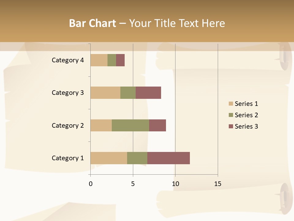Curled Sign Folded PowerPoint Template
