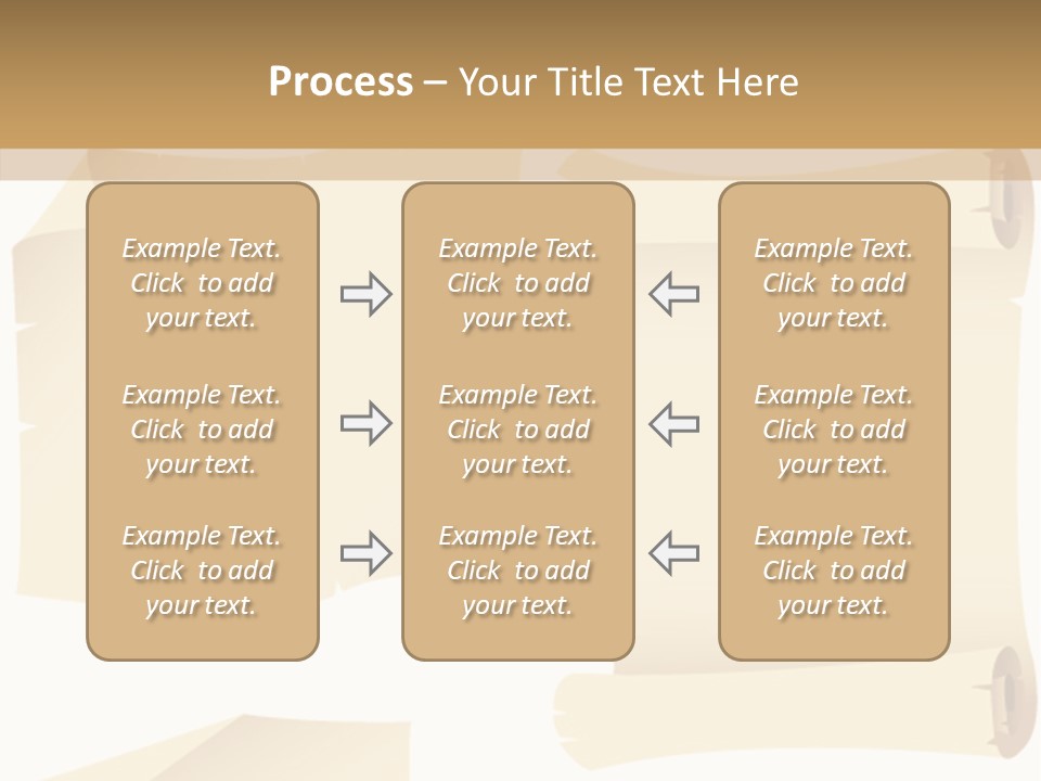 Curled Sign Folded PowerPoint Template
