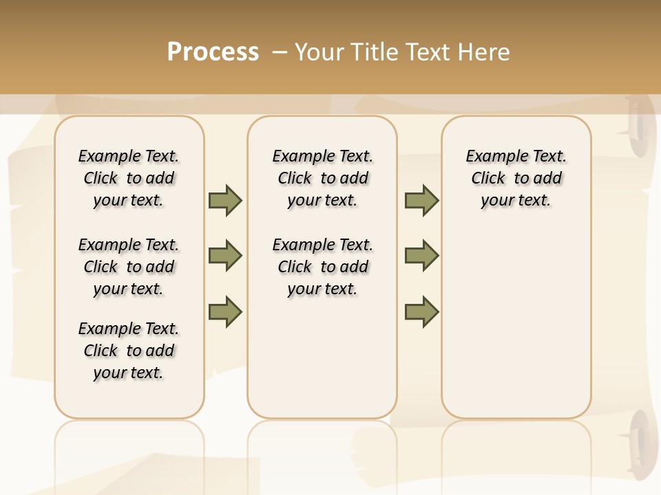 Curled Sign Folded PowerPoint Template