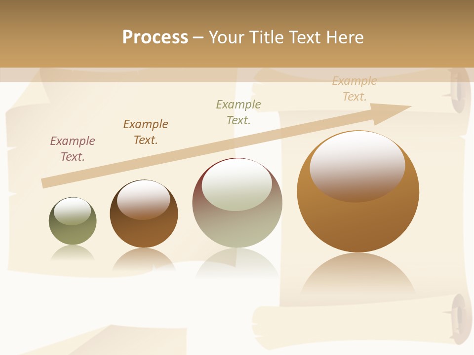Curled Sign Folded PowerPoint Template