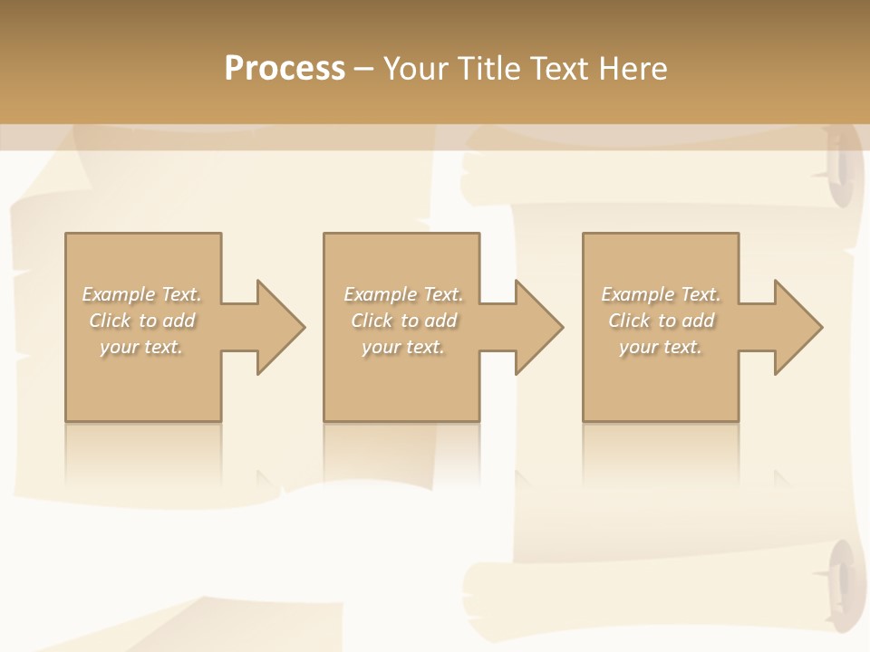 Curled Sign Folded PowerPoint Template